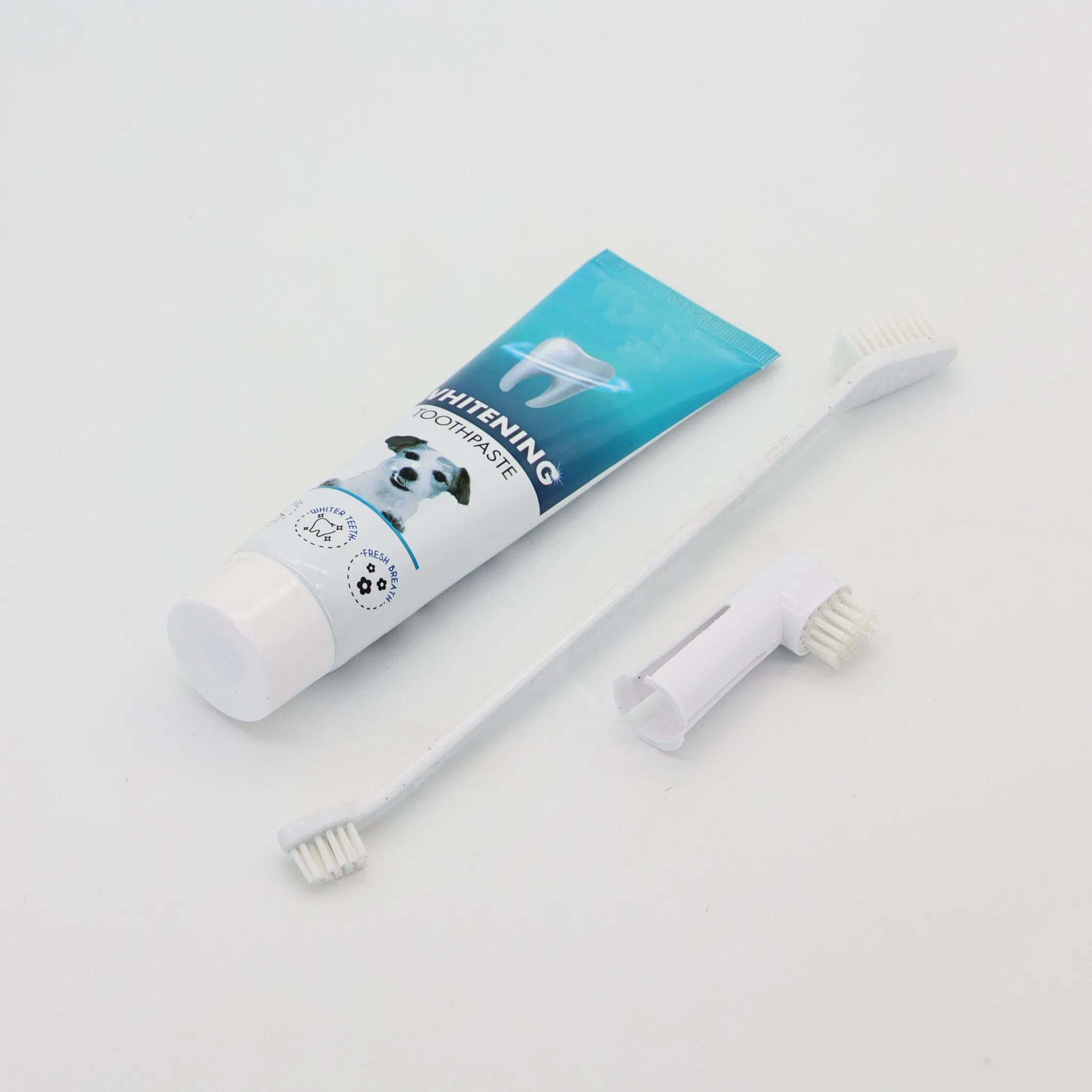 Kit de Escovação Dental Natural Fresh para Cães, Gel e Escova de Dentes