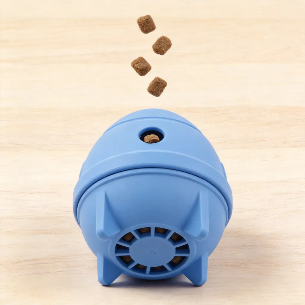 Acessórios para Animais de Estimação em Silicone de Grau Alimentício: Brinquedos Dispensadores de Comida, Seguros e Resistentes a Mordidas, Brinquedos Interativos de Alimentação Lenta Adequados para Gatos e Cães