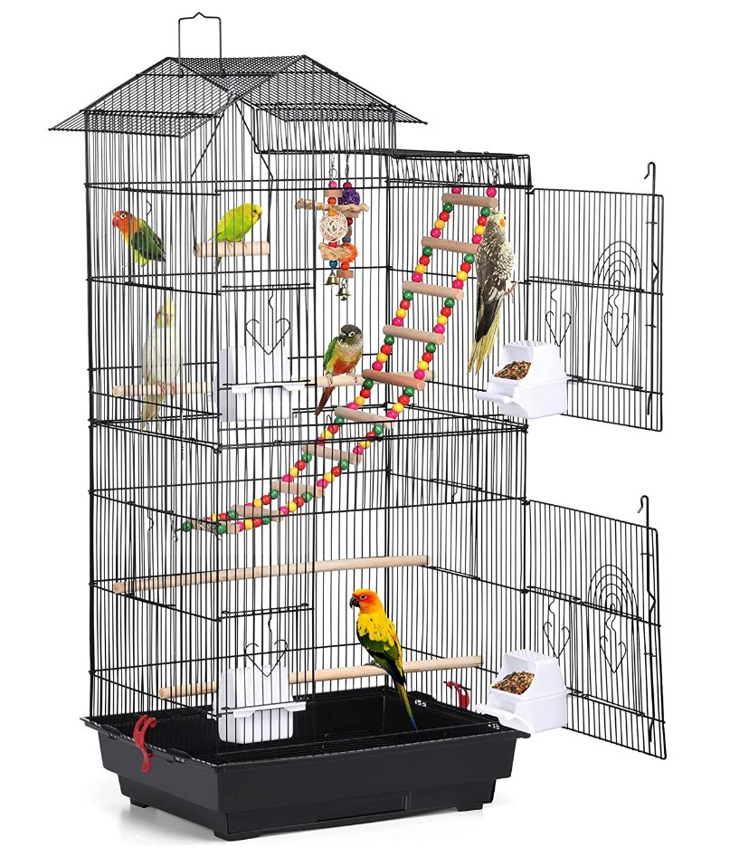 Amazon Vendas Quentes 39-Inch Aviário Preto para Telhado