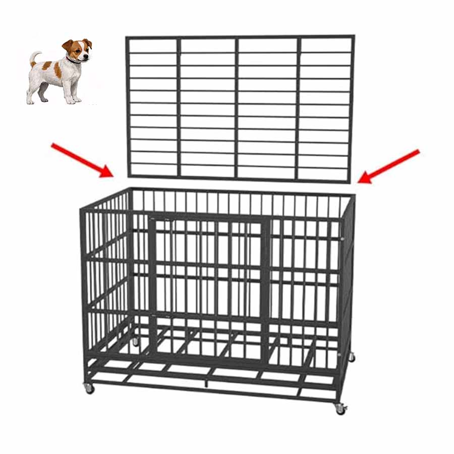 Canis grandes de alta resistência personalizados de fábrica, gaiolas para cães espessas e dobráveis, e gaiolas para pets