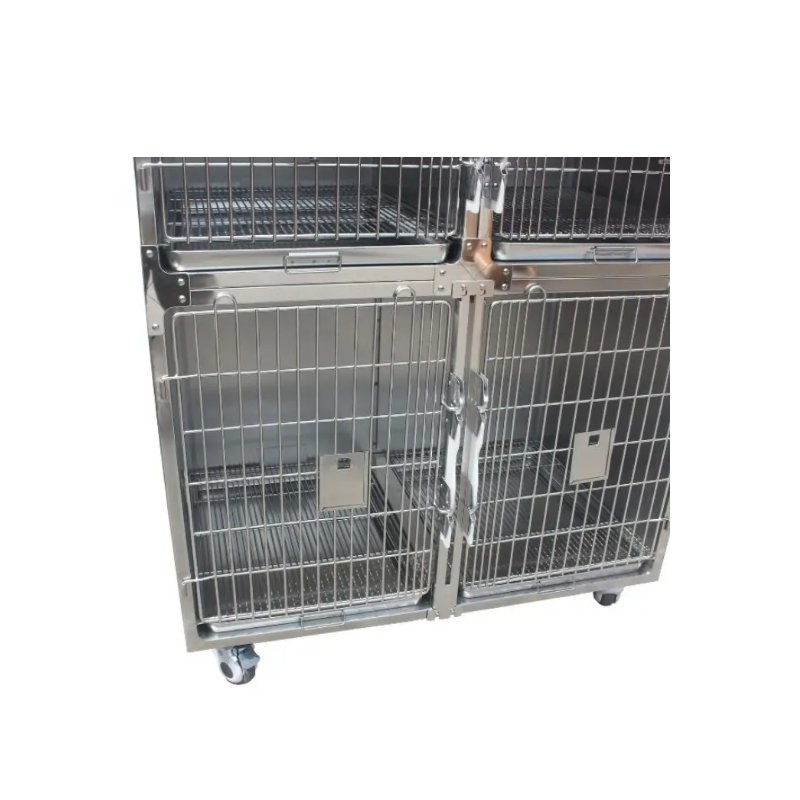 Gaiolas Veterinárias de Aço Inoxidável Combinadas para Gatos e Cães Animais de Estimação Cages304 Canil Veterinário