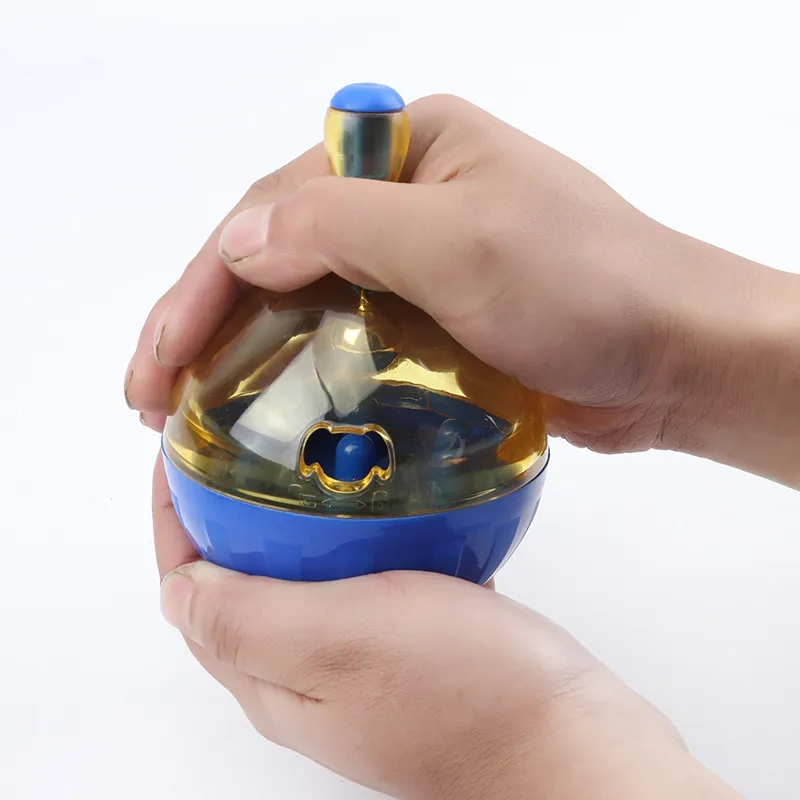 Comedouros para gatos Bola Interativa Divertida Tigela Brinquedos para Animais de Estimação Tumbler Gato Chacoalhando Bola Acessórios para Gatos para Casa Produtos para Cães