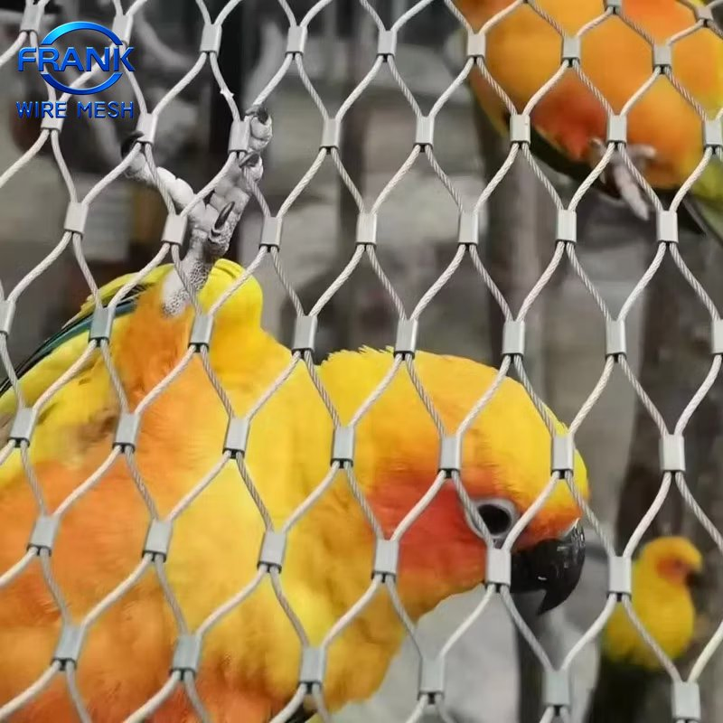 Malha de Cabo de Aço Inoxidável de Alta Qualidade para Gaiola de Pássaros e Aviário