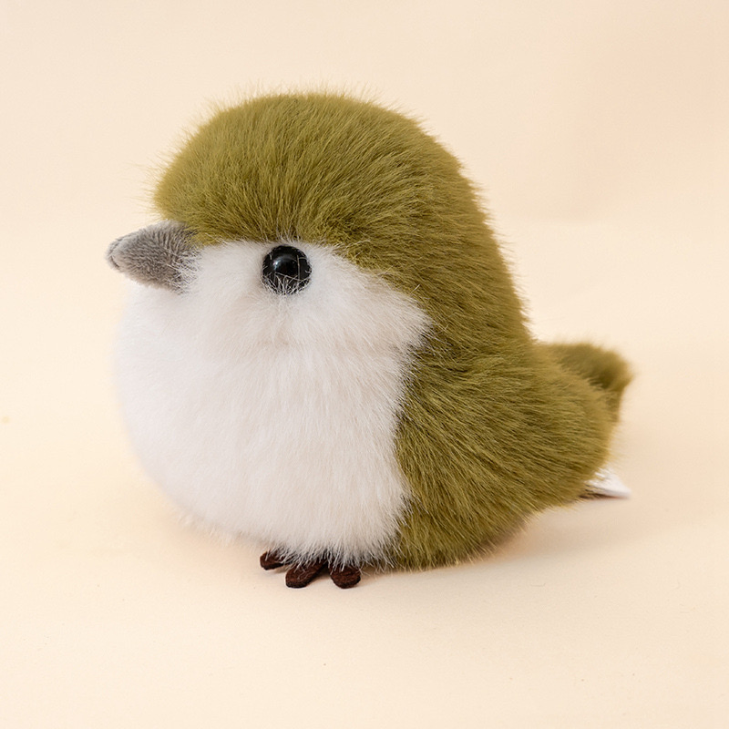 Brinquedo de pelúcia colorido de kiwi para crianças e colecionadores