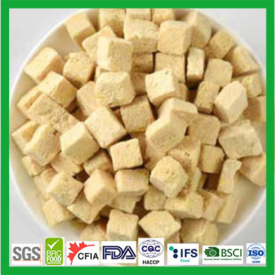 Petiscos de Frango e Maçã Congelados e Desidratados para Cães e Gatos OEM Natural Fresh