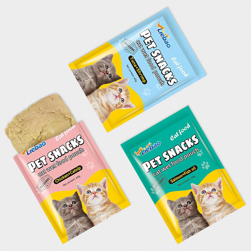 85g Pet Snacks Saco de Comida para Gato Vários Sabores Pet Snack Guloseimas