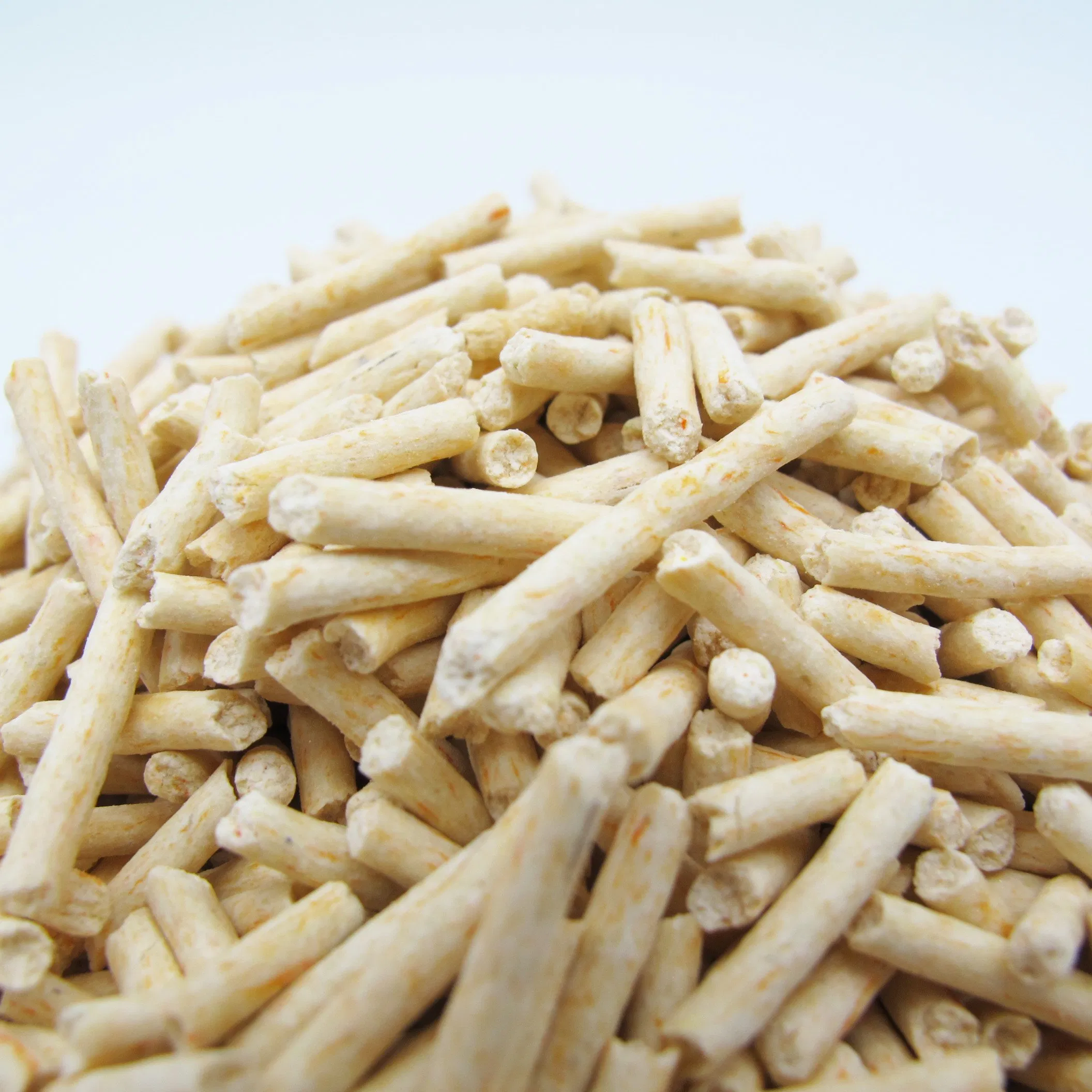 3.0mm Produto para animais de estimação de diâmetro, cor laranja, aroma de caqui, areia de tofu, produtos para banheiro de gato, acessórios para animais de estimação