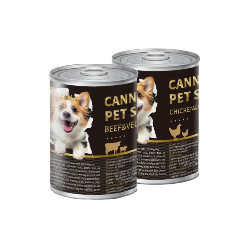 Novo Lançamento de Ração Enlatada para Cães, Petiscos, Alimentos Úmidos, Recrutamento de Agentes