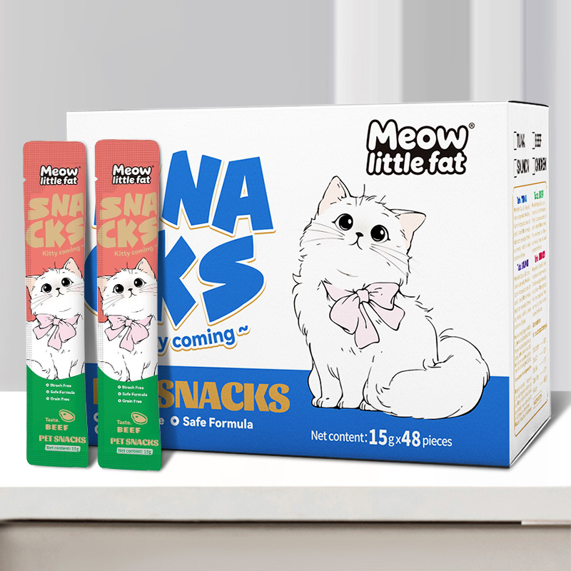 Fabricação de Fábrica OEM ODM Ração para Gatos Pet Tirinhas Alimento Pet Snacks Pet Guloseimas