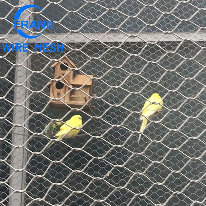 Rede de Aves de Cerca de Arame de Aço Inoxidável Trançado de Alta Qualidade da Fábrica