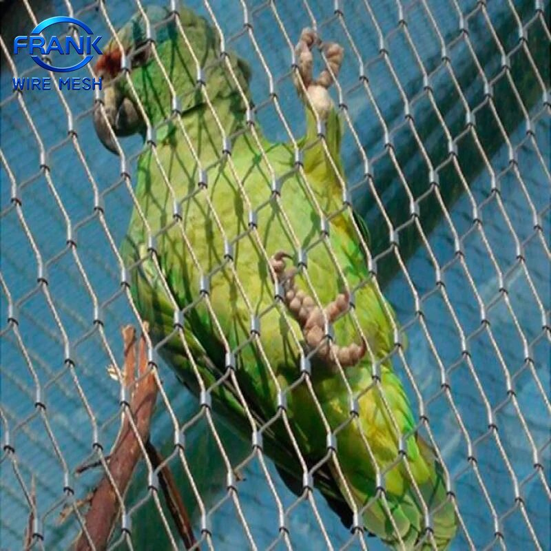 Malha de Cabo de Aço Inoxidável de Alta Qualidade para Gaiola de Pássaros e Aviário