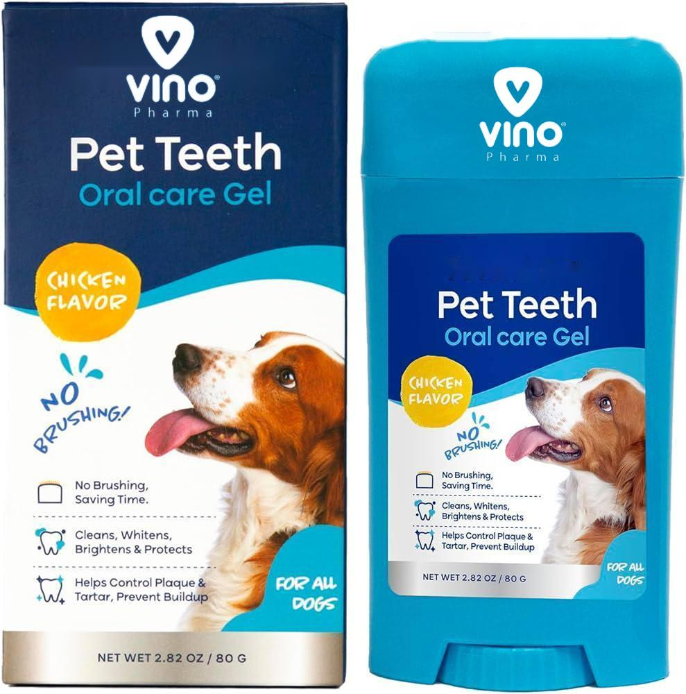 Melhor Vendas Combo de Escova de Dente de Menta Fresca para Cães Pasta de Dente para Filhotes Combo Bálsamo