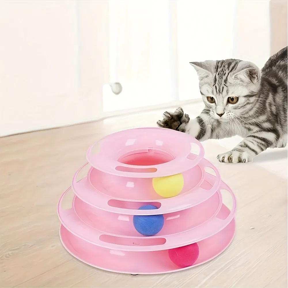 Brinquedo Personalizável para Gato: Acessórios para Animais de Estimação em Rosa Brilhante, Laranja e Azul