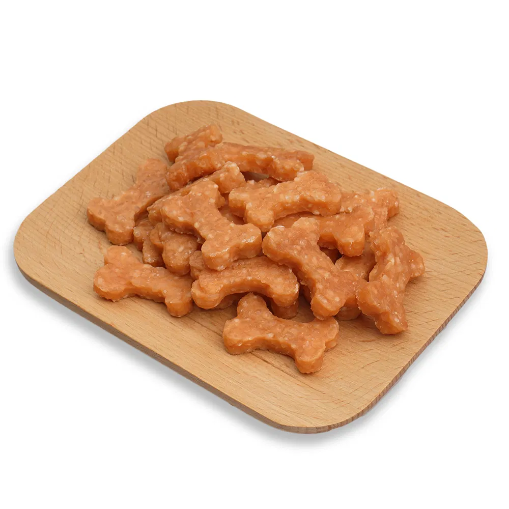 Petiscos de Frango Mini com Arroz e Osso Snacks para Cães Comida para Cães Guloseimas para Cães