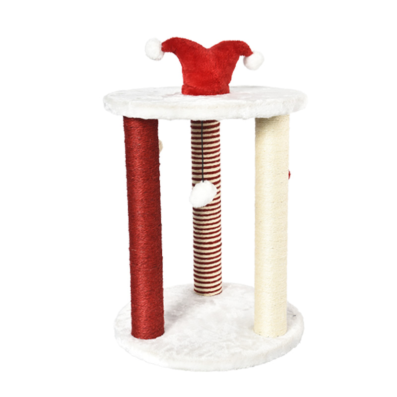 3 Grande Árvore de Gato de Corda de Sisal com Brinquedo