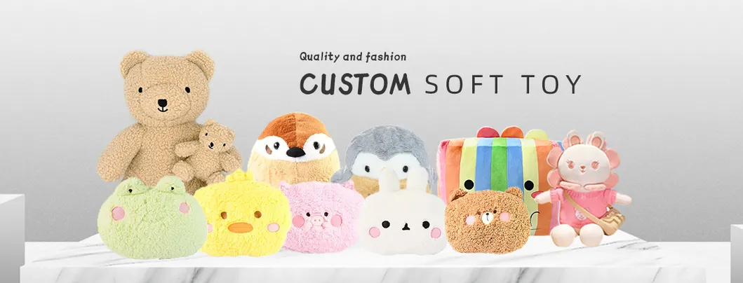 Brinquedos de pelúcia personalizados
