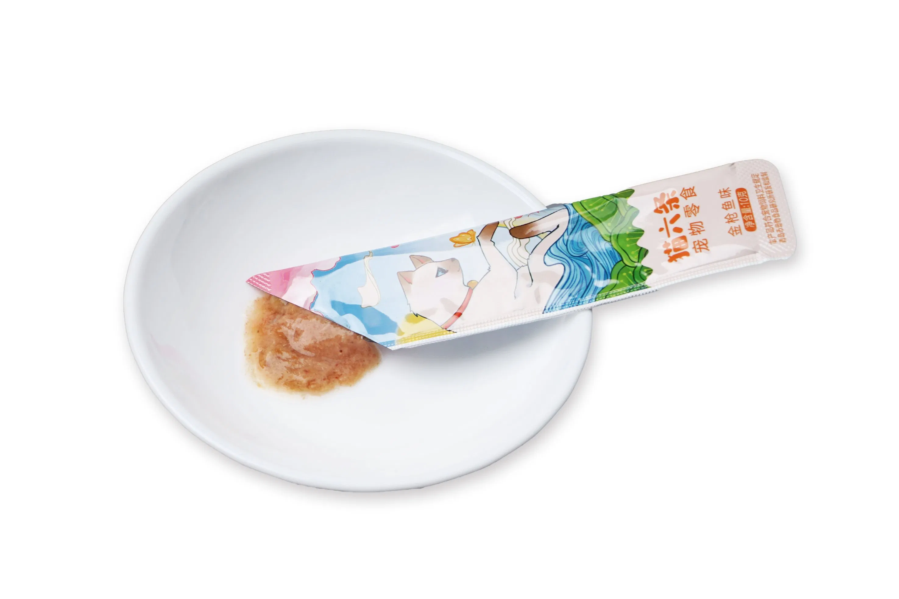 Delícias Macias e Frescas para Gato Barrinha de Jerky de Carne de Vaca e Frango Comida Úmida para Gato Guloseima para Lamber