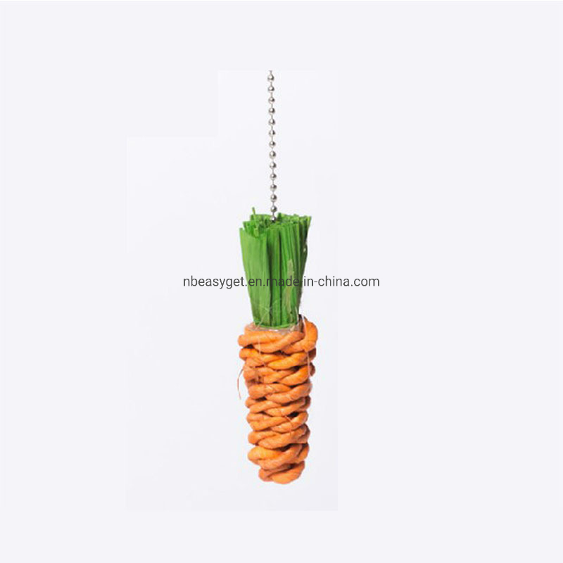 Postes de Arranhar de Sisal em Forma de Garfo Vertical para Gatos/Gatinhos com 3 Brinquedo em Forma de Cenoura, Estrutura de Escalada para Animais de Estimação Esg12423