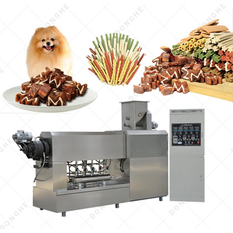 Máquina de Fazer Ração para Animais de Estimação Linha de Produção de Petiscos para Cães