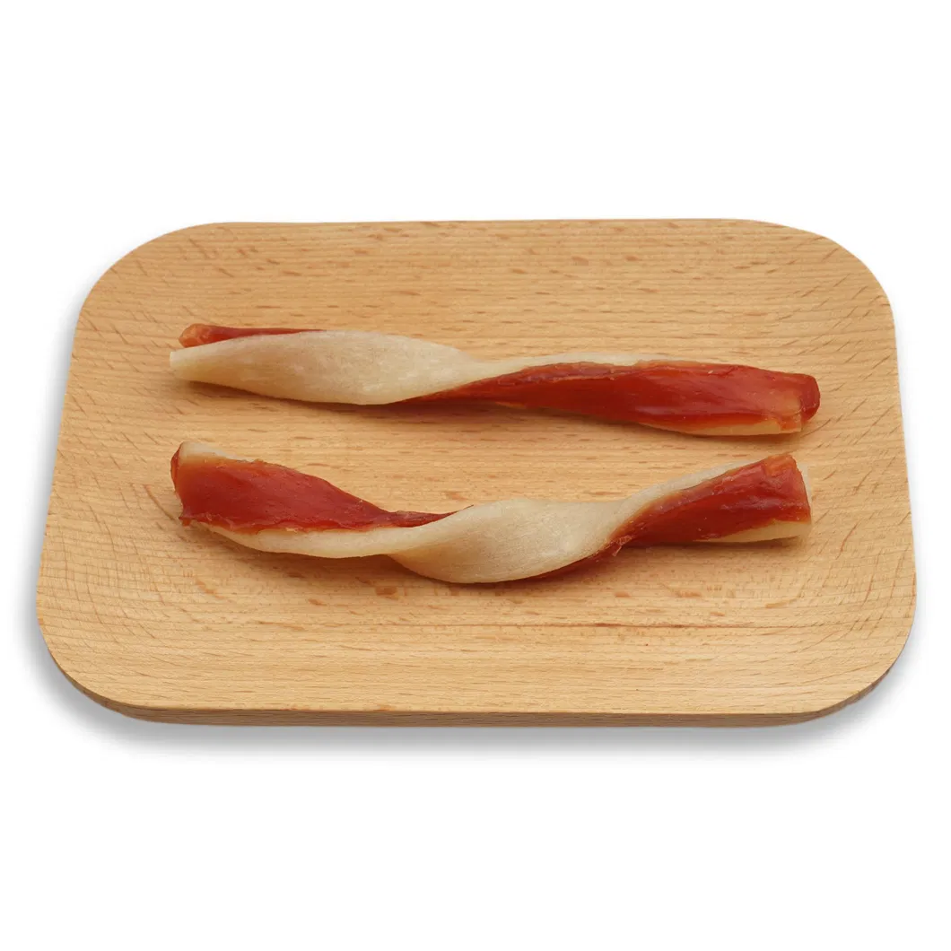 Sanduíche de Carne de Frango e Pato em Tiras, Alimento Saudável, Ingredientes Naturais, Petiscos Saborosos para Cães