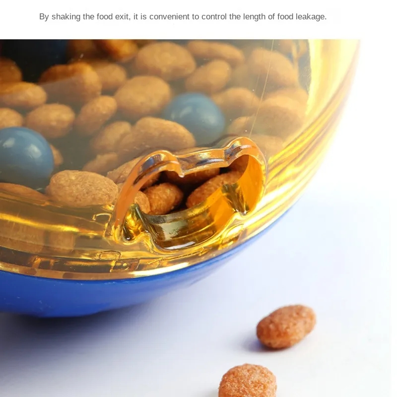 Comedouros para gatos Bola Interativa Divertida Tigela Brinquedos para Animais de Estimação Tumbler Gato Chacoalhando Bola Acessórios para Gatos para Casa Produtos para Cães