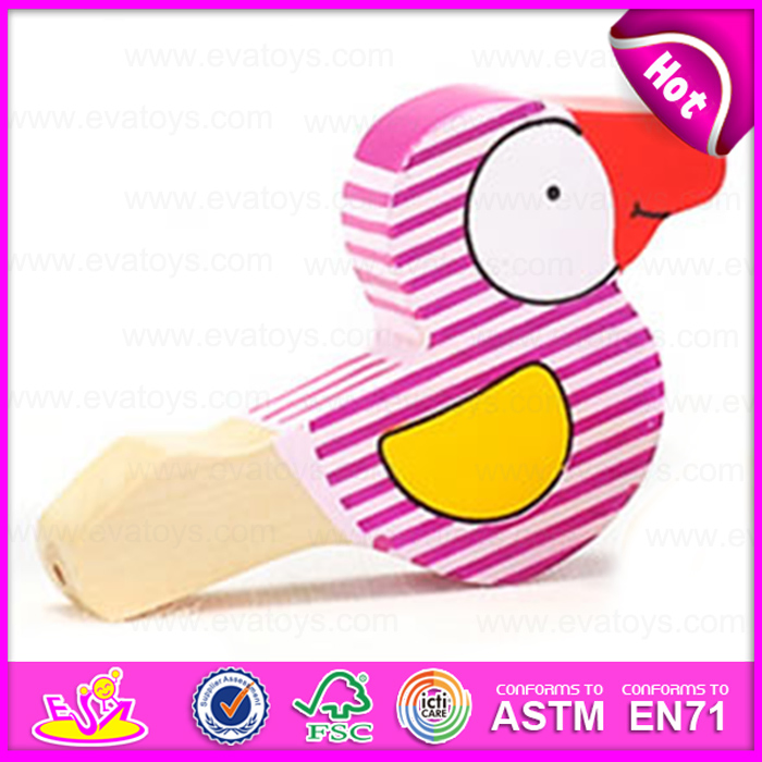 Brinquedos Musicais para Crianças Brinquedo de Apito de Pássaro de Madeira Engraçado e Barato para Promoção W07e004