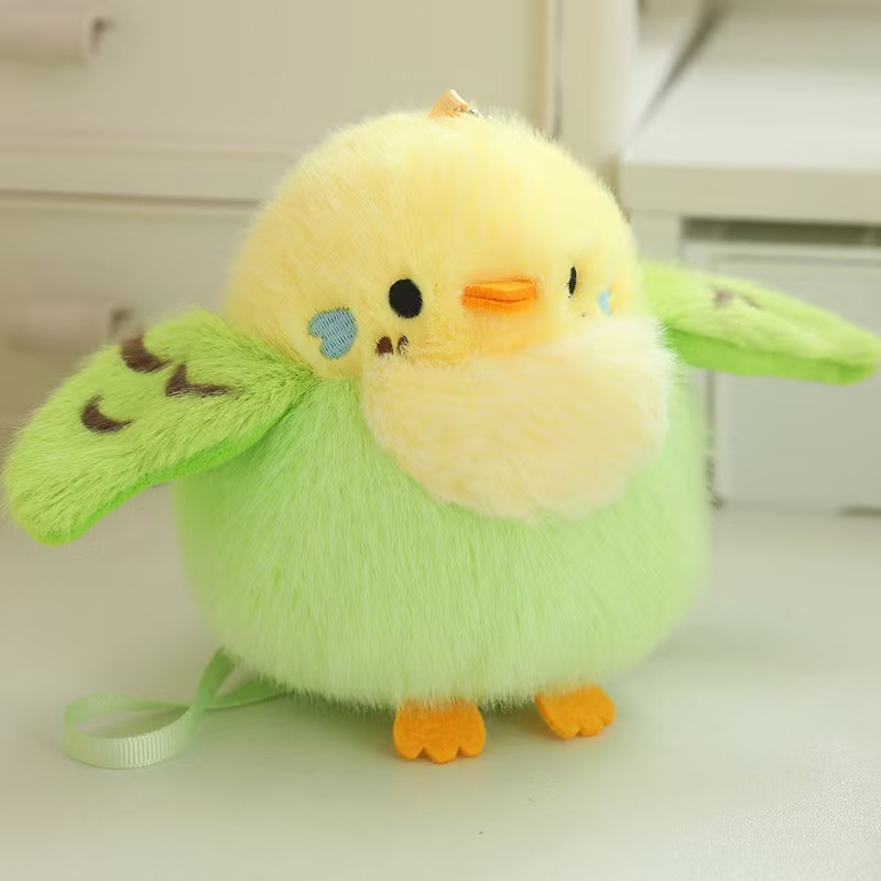 Brinquedo de Pássaro de Pelúcia Macia para Brincadeira Imaginativa e Diversão de Aprendizado