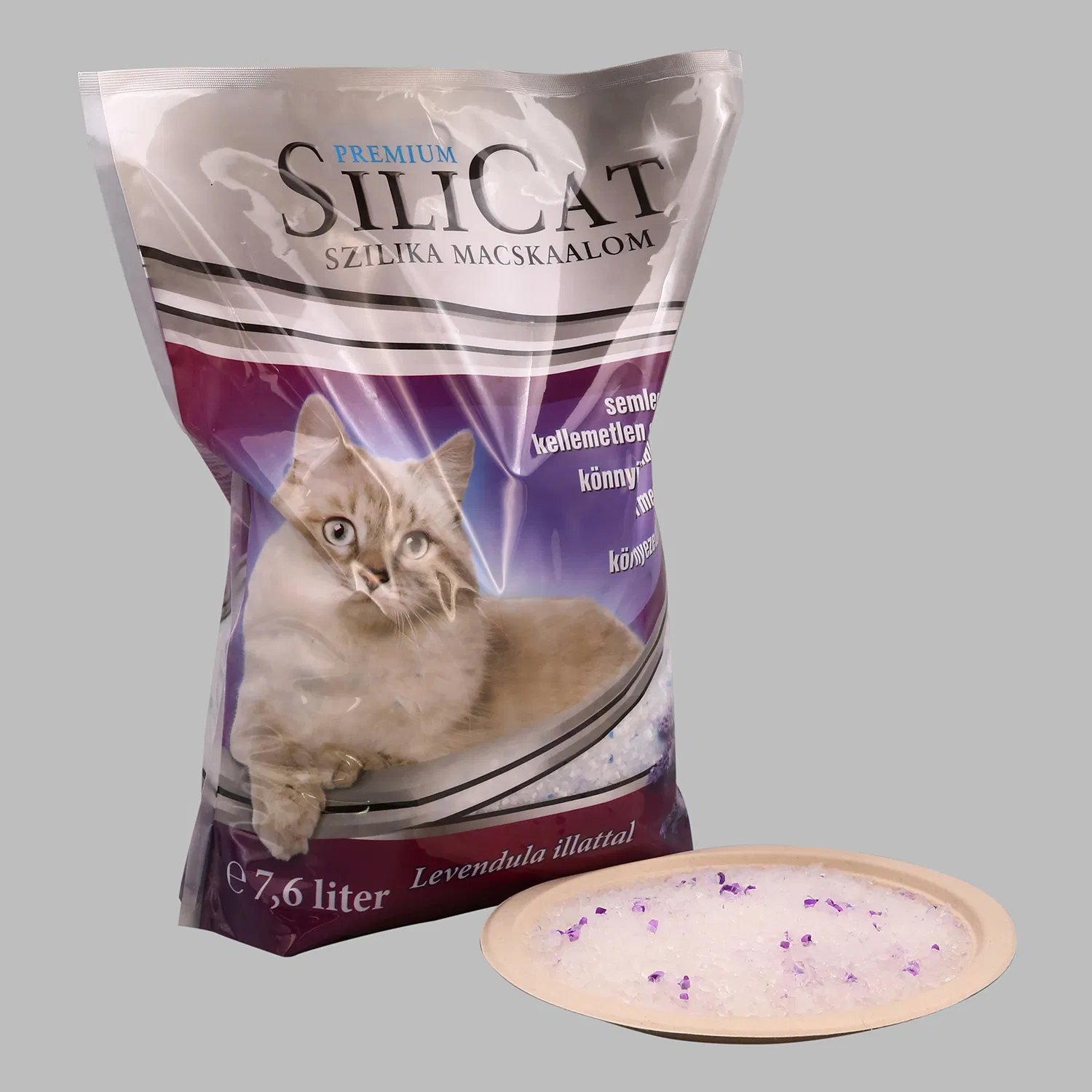 Caixa de Areia para Gato Sem Agregação Controle de Odor Acessórios para Animais de Estimação de Areia de Silica para Gato