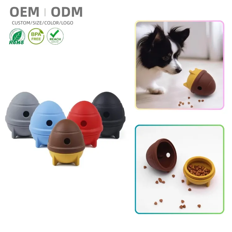 Bola de silicone para animais