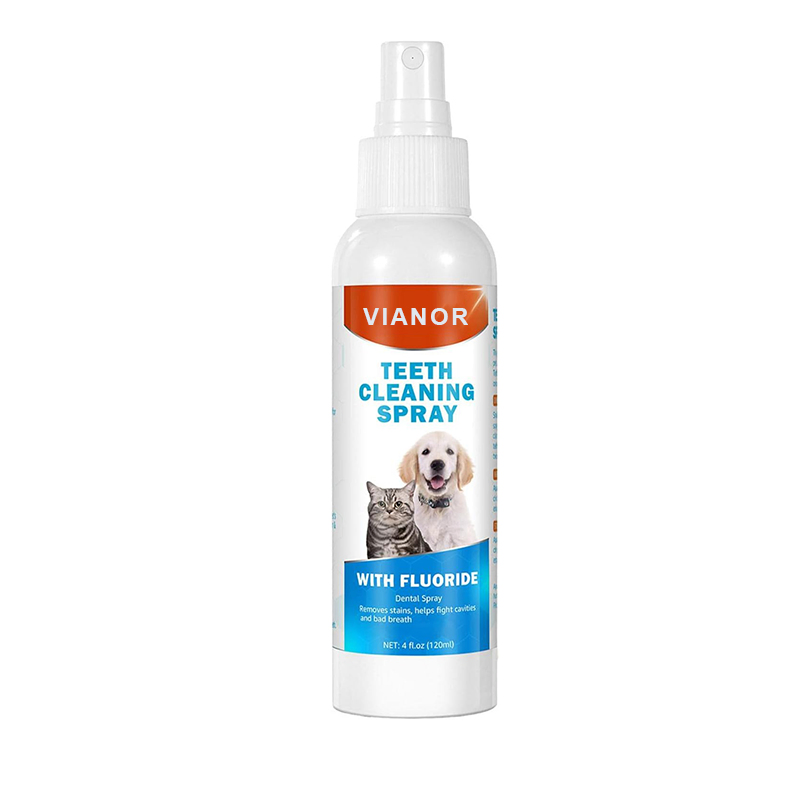Desodorizante para Cães: Elimine o Mau Hálito e Previna Doenças Orais Spray de Limpeza Dental