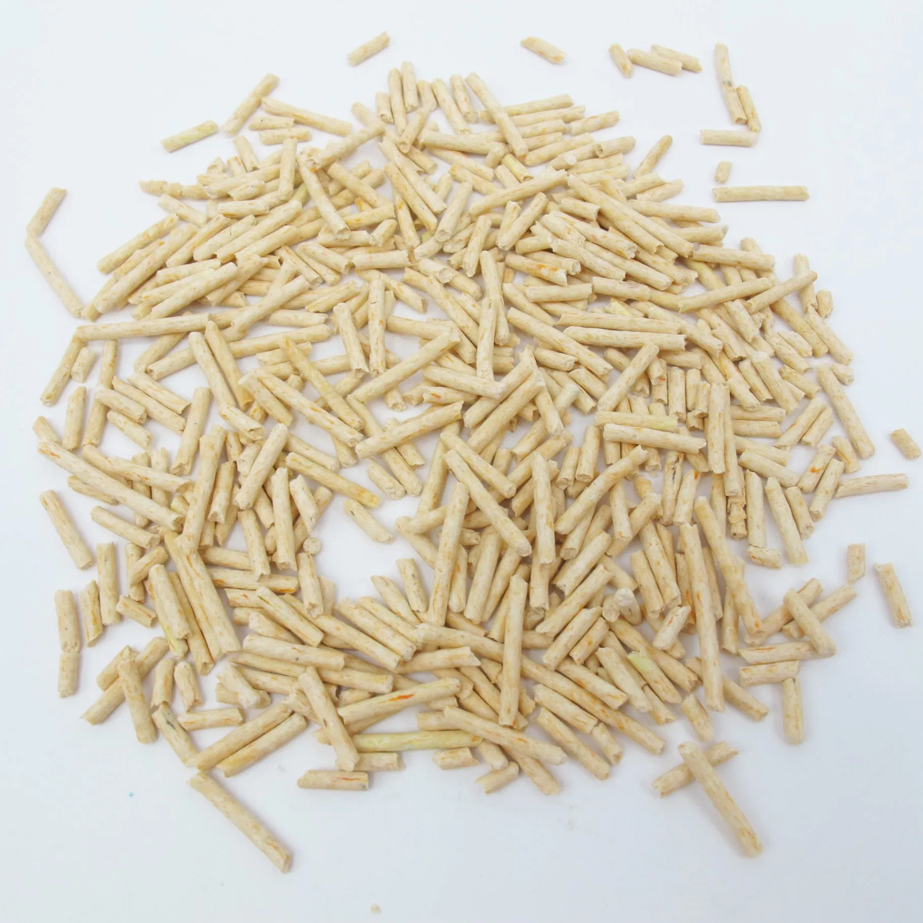 3.0mm Produto para animais de estimação de diâmetro, cor laranja, aroma de caqui, areia de tofu, produtos para banheiro de gato, acessórios para animais de estimação