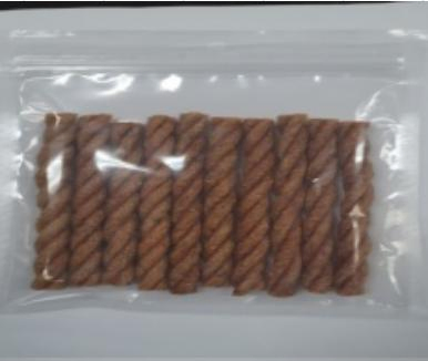 Produtos para Animais de Estimação 100% Alimento Natural Seguro para Animais de Estimação, Guloseimas de Pele de Corda Branca para Gatos e Cães
