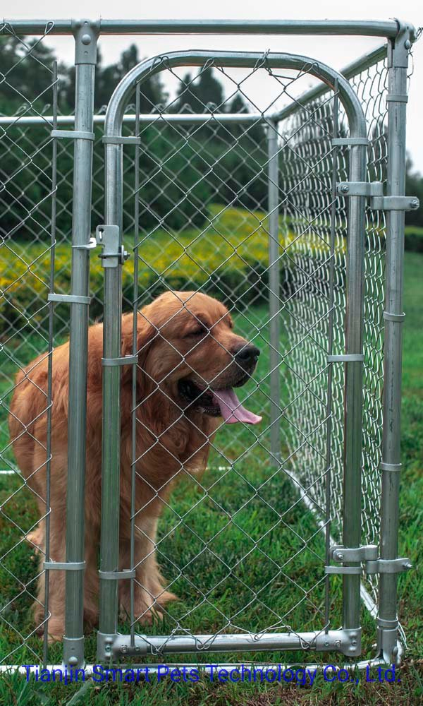 Venda por atacado de cercas de corrente baratas para cães ao ar livre