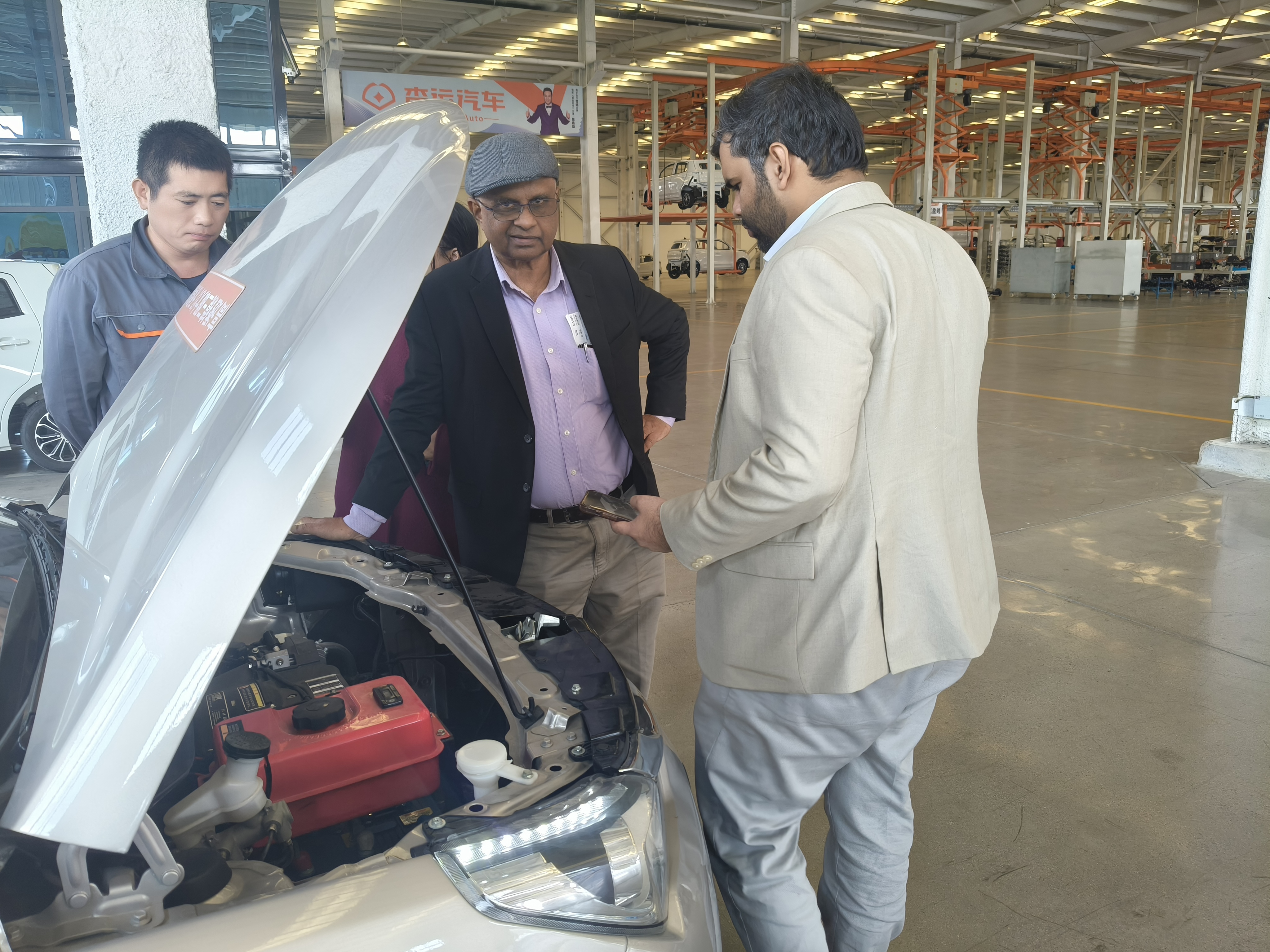 Customer quality audit — Li Mao Tong production line inspection visit
