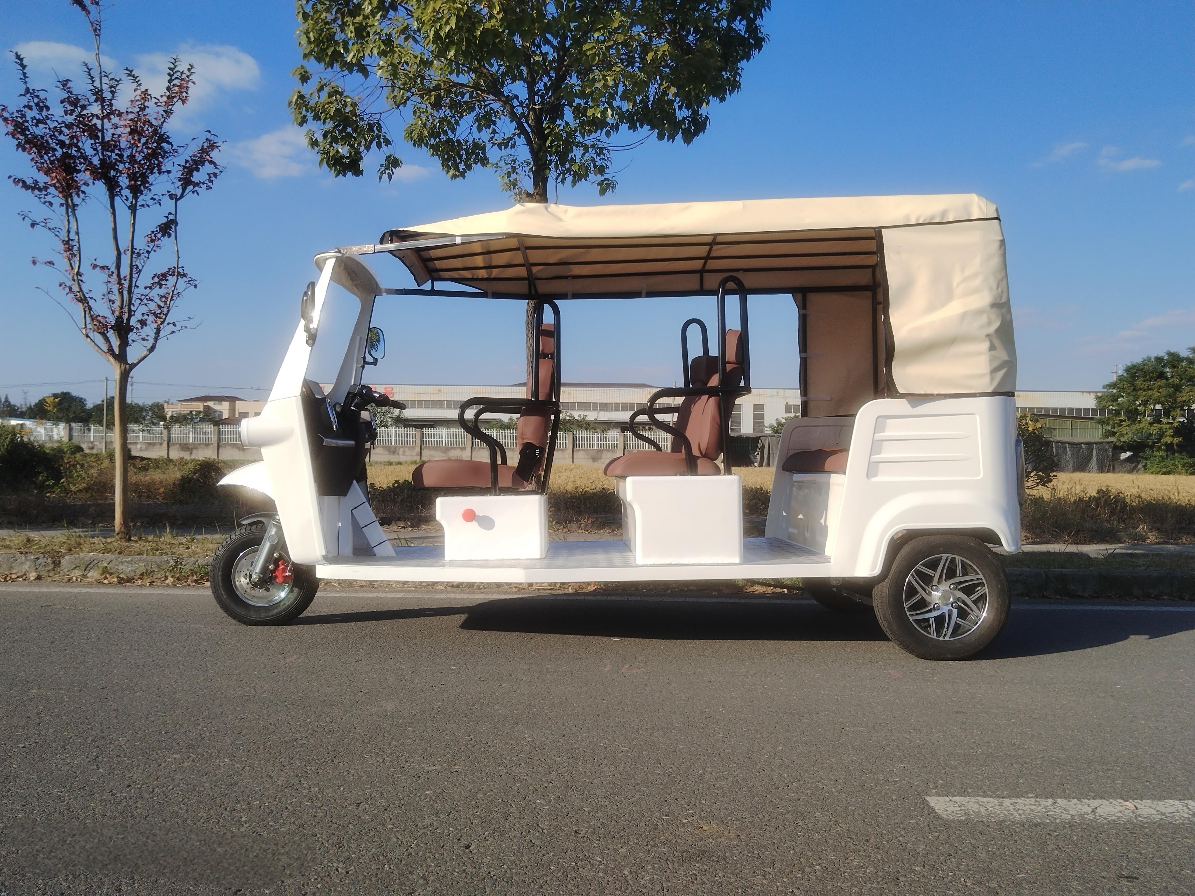 China High-Quality New Model 3 Wheels Electric Passenger Tricycles Three Wheel for Adult(Audi Face Tricycle(6-seater)  Manufacturer, Manufacturers