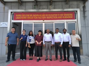 Customer inspection — testing electric vehicles on Li Mao Tong proving ground