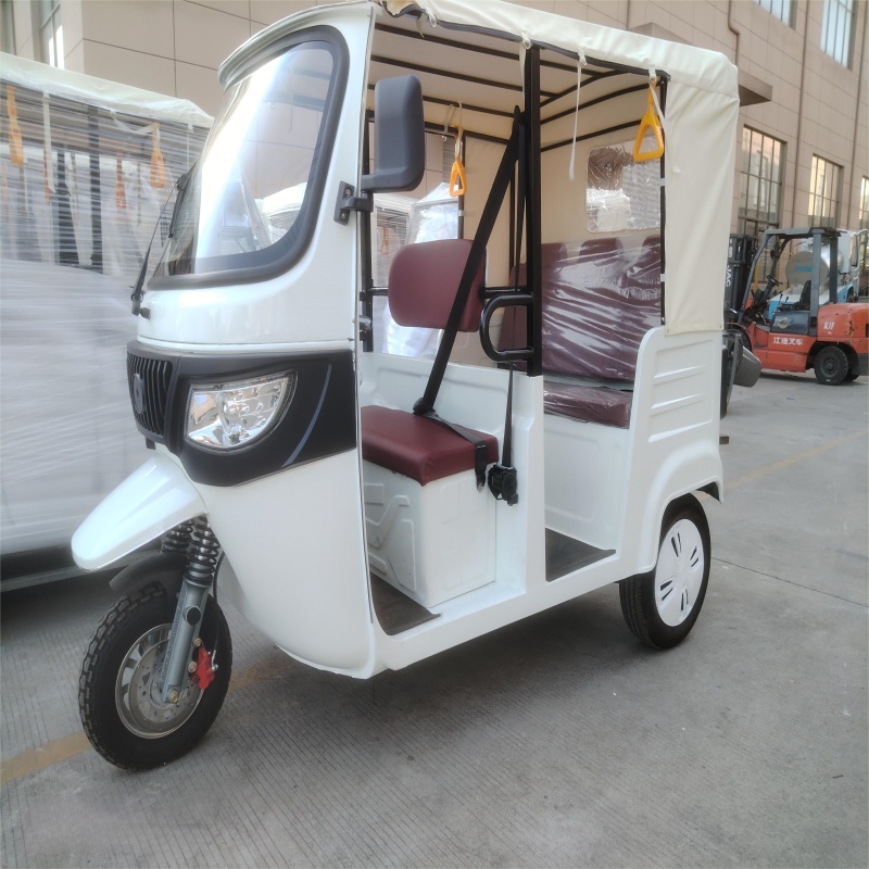 High-Quality Electric  Passenger Tricycle White Tuk Tuk Vehicles  S2-2600 (Iron Frame) Manufacturer, Suppliers
