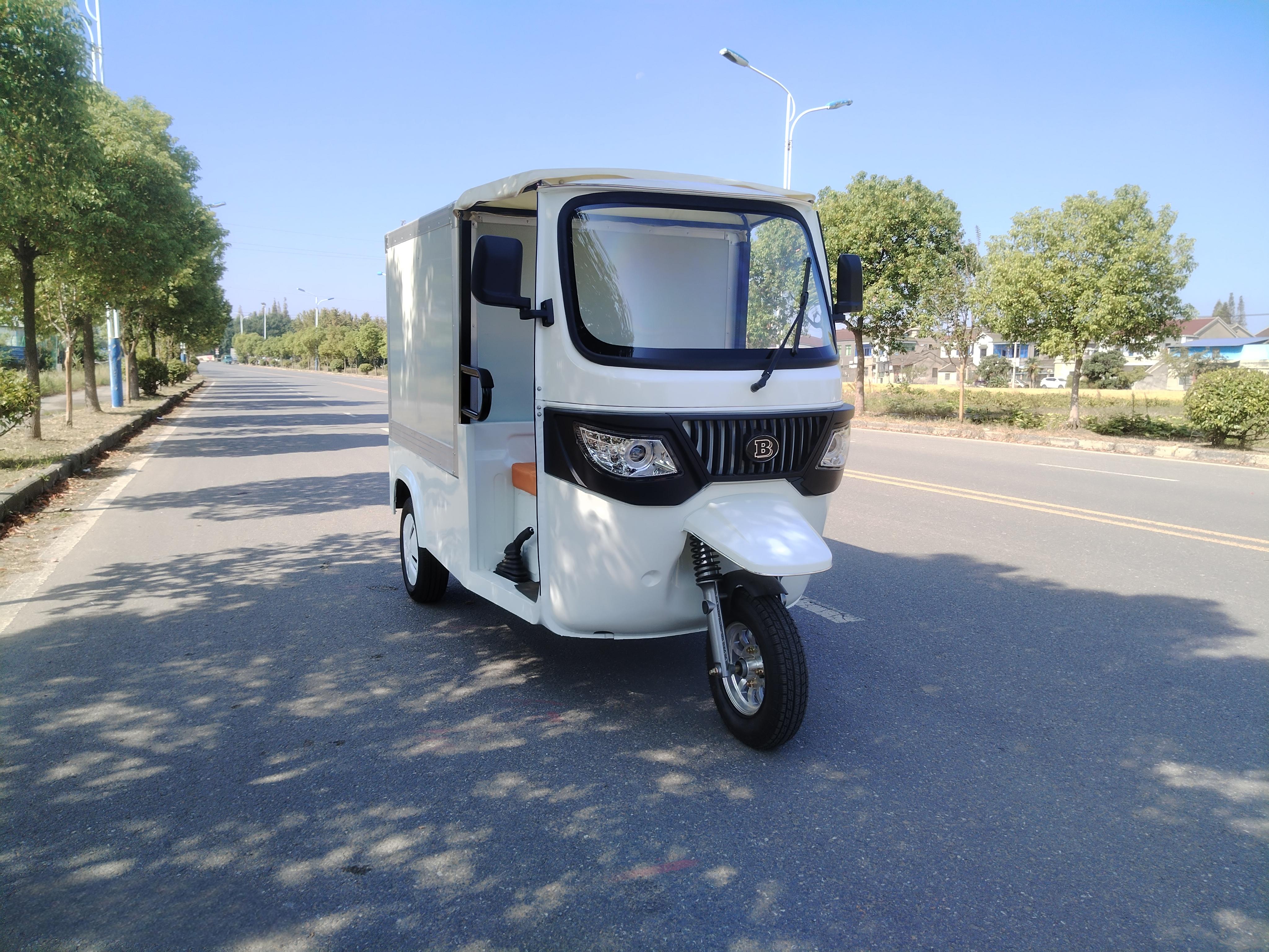 China Electric Tricycle with Cabin Closed Cargo Box for Delivery Manufacturers, Suppliers