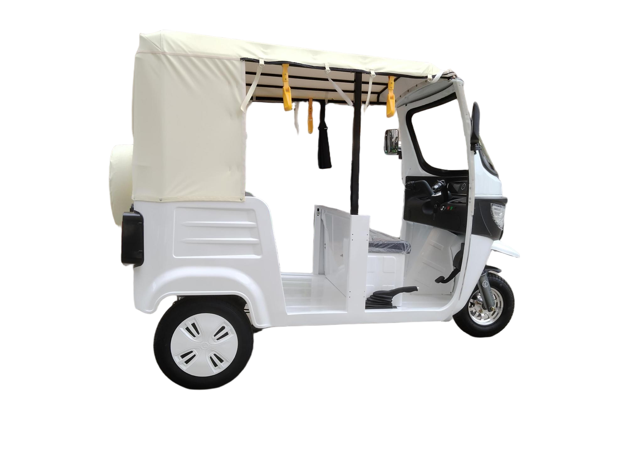 High-Quality Electric  Passenger Tricycle White Tuk Tuk Vehicles  S2-2600 (Iron Frame) Manufacturer, Suppliers