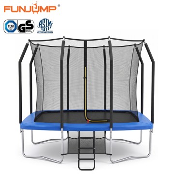 Funjump 10FT 12FT 14FT adults outdoor yard jumping trampoline for kids with ladder