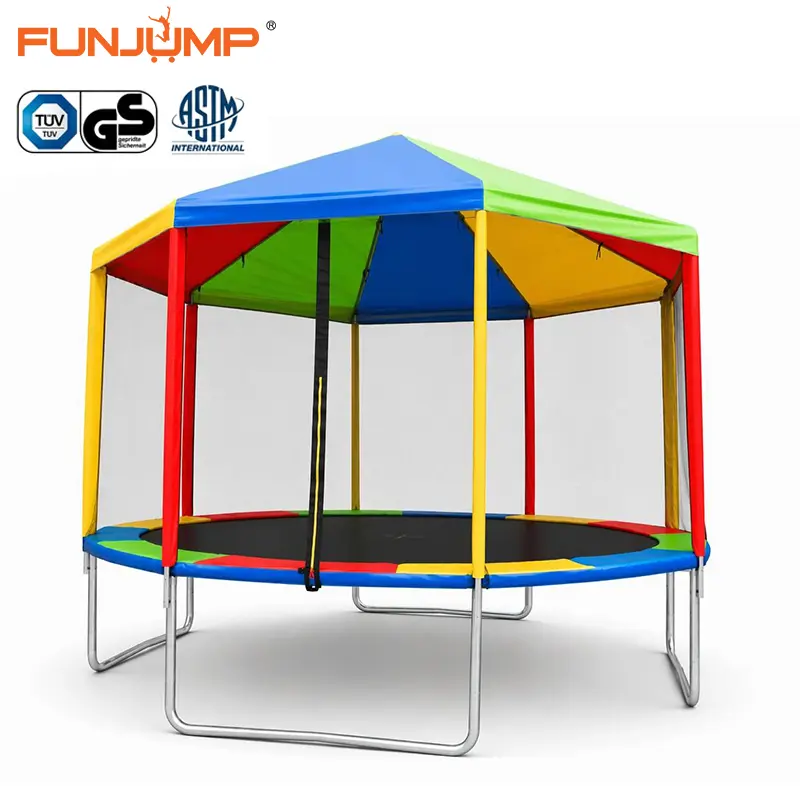 OEM Funjump 6ft-16ft Round Big Bounce Trampoline - Safe & Customizable Outdoor Fun from China Suppliers & Factory Manufacturers, Factories