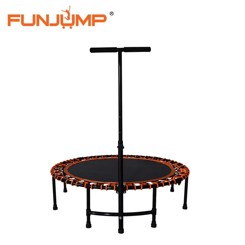 OEM 51 Fitness Rebounder Trampoline with T-Adjustable Handle Bar - China Suppliers and Factory for Home and Gym Use Manufacturers, Manufacturer