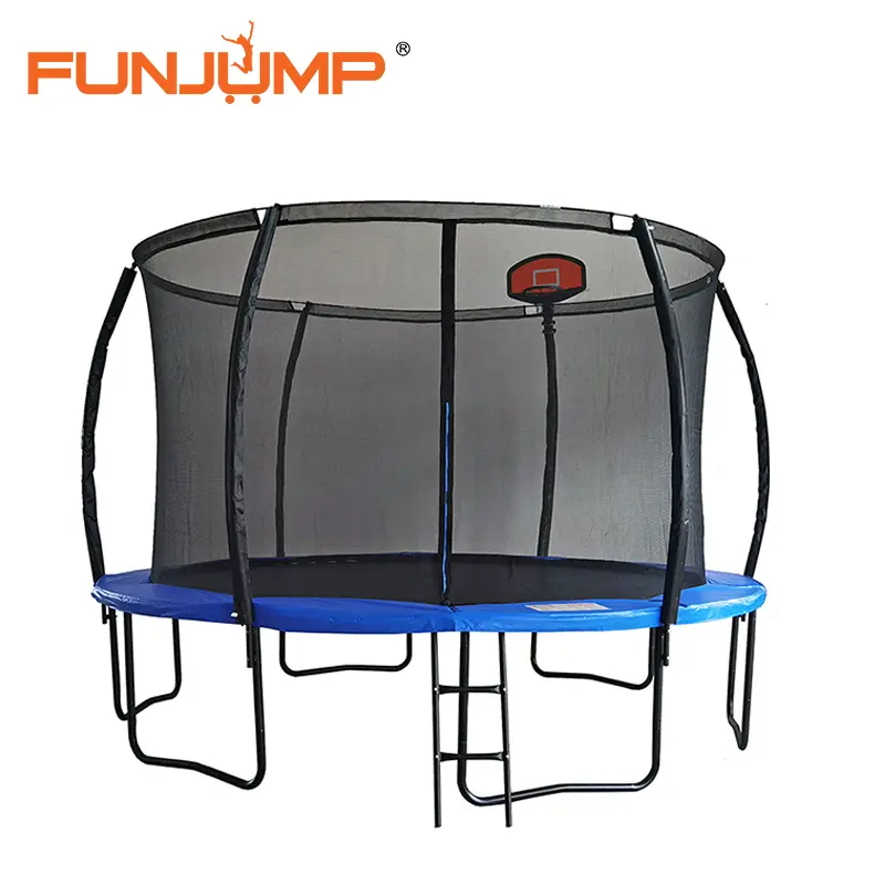 Wholesale Funjump China Factory Suppliers: 10FT 12FT 14FT Kids Adults Trampolines with Safety Net for Outdoor Fun Manufacturer, Factories