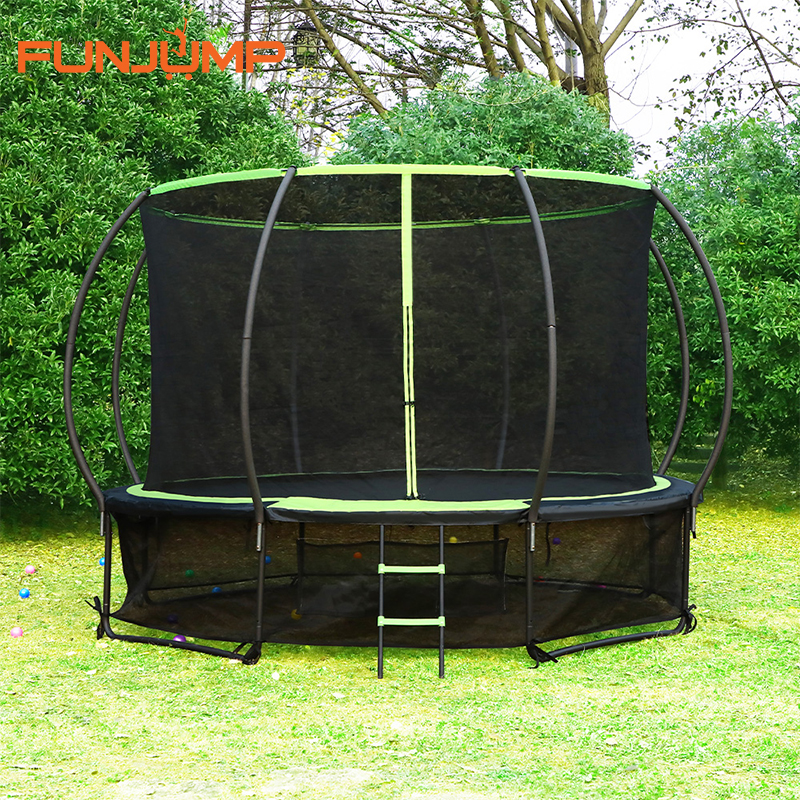 12 10 14 FT Jumping Outdoor Recreational Trampolines for Kids Adults (3)