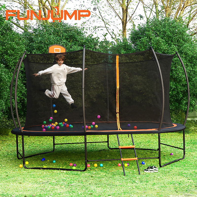 Bungee jumping trampoline
