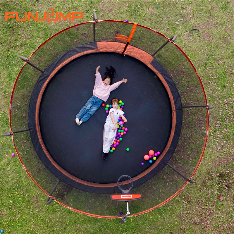 12 10 14 FT Jumping Outdoor Recreational Trampolines for Kids Adults (2)
