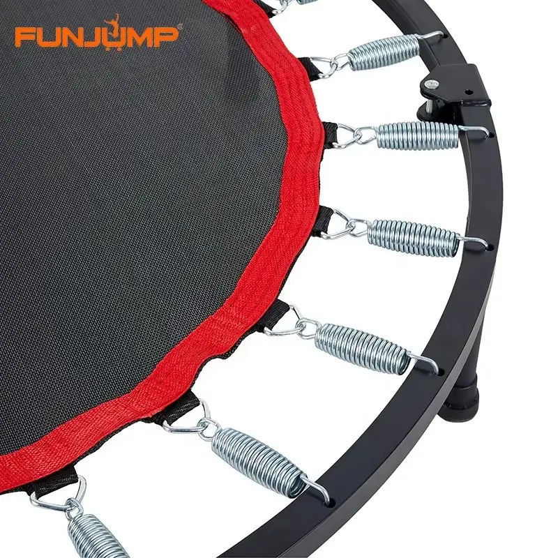 Custom Funjump 40-51 Foldable Mini Fitness Trampoline with Handle - China Factory Suppliers for Home Workouts Manufacturers, Service