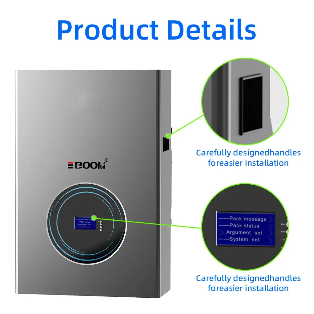 China 48V 100Ah 200Ah LiFePO4 Wall Mount Battery 5kWh 10kWh Home Solar Energy Storage System With 6000 Cycles 10 Year Warranty Suppliers, Factory