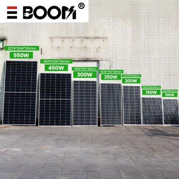 Factory Cheap Single Glass Monocrystalline Solar Panel Affordable Price - Primary View