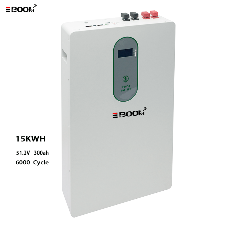 Wall Mount Lithium Iron Phosphate Battery for Home Energy Storage - Detail View